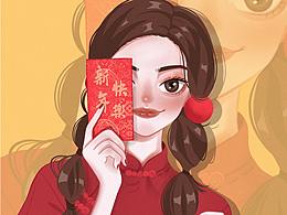 最近的一些美女头像练习