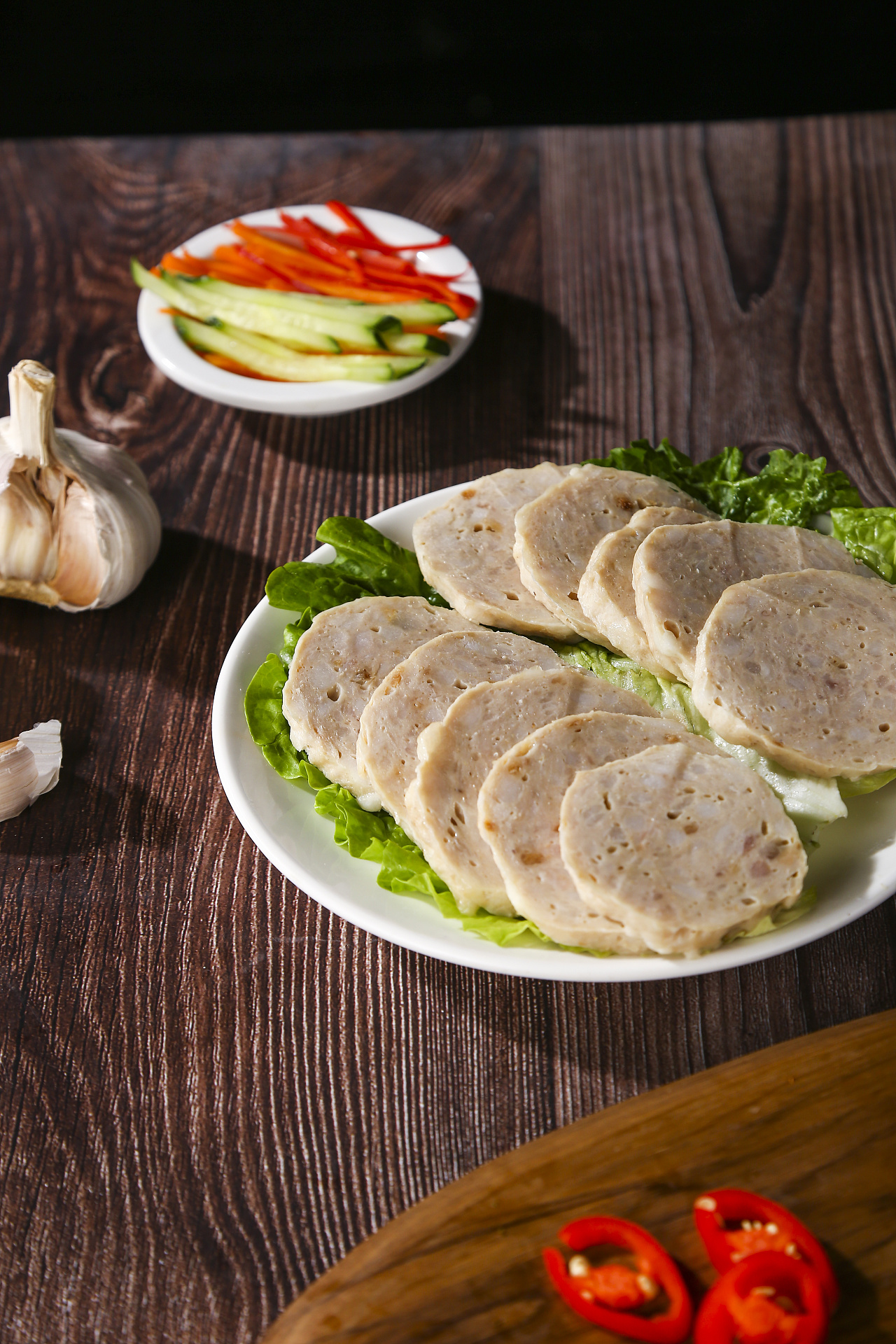 美食潮汕小吃/潮汕牛肉丸/猪肉卷