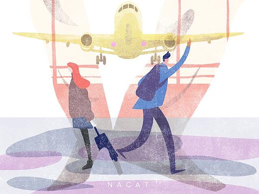 二零一八打卡日历-JANUARY（个人主页-ZMjYwMzMxODQ=） - 创作习作 - 站酷设计师nacat瓜盗盗原创素材 - 站酷ZCOOL