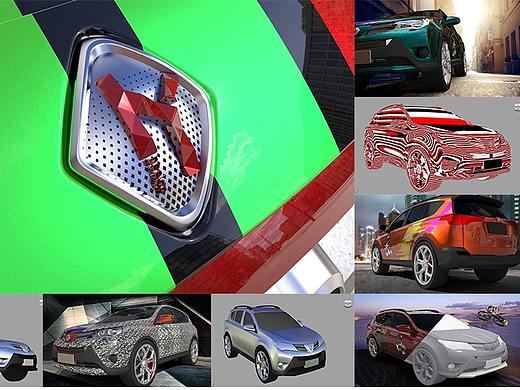 丰田RAV4 海耀（HY）学员作品 数模分享 ！（个人主页-ZNDA4NTY3NDg=） - 交通工具 - 站酷设计师saltwaterroom1原创素材 - 站酷ZCOOL