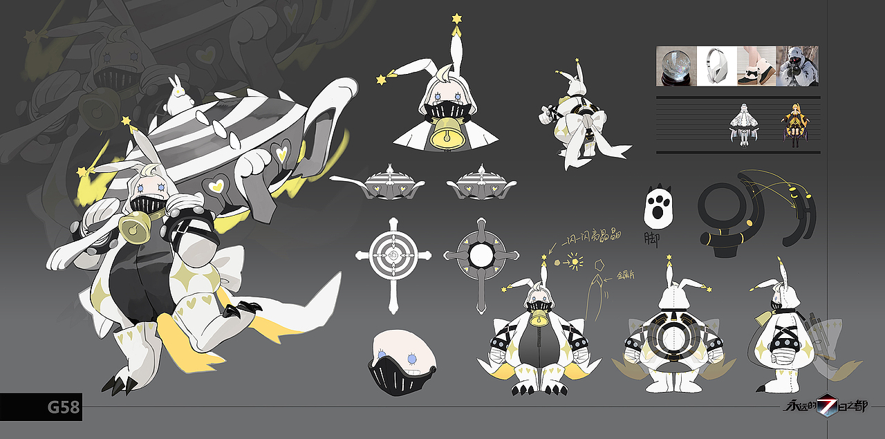 《永远的7日之都》角色设计（图ZMjA1MjUxOTc2） - 游戏/娱乐 - 站酷设计师马吉马吉工作室原创素材 - 站酷ZCOOL