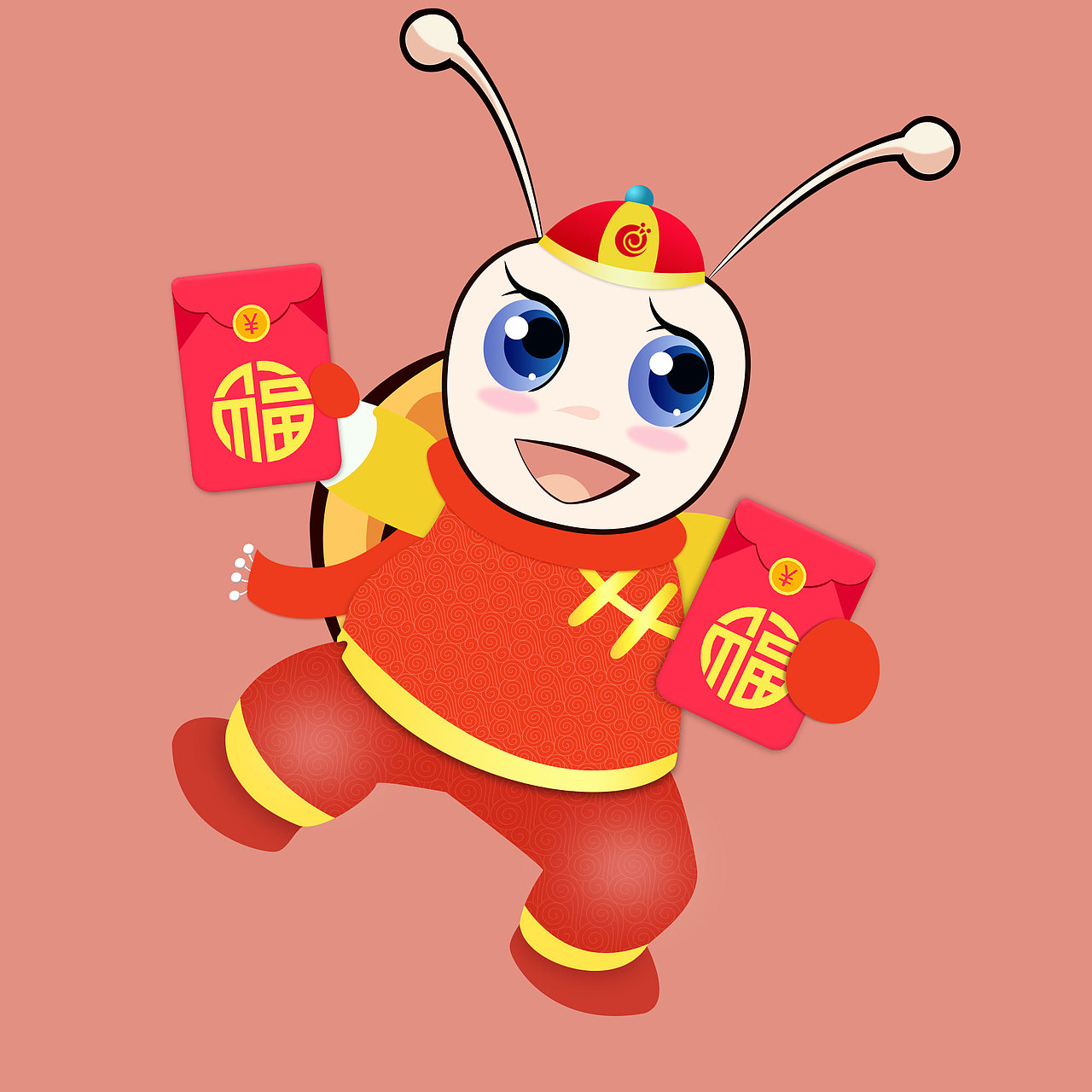 蜗牛-新年吉祥物