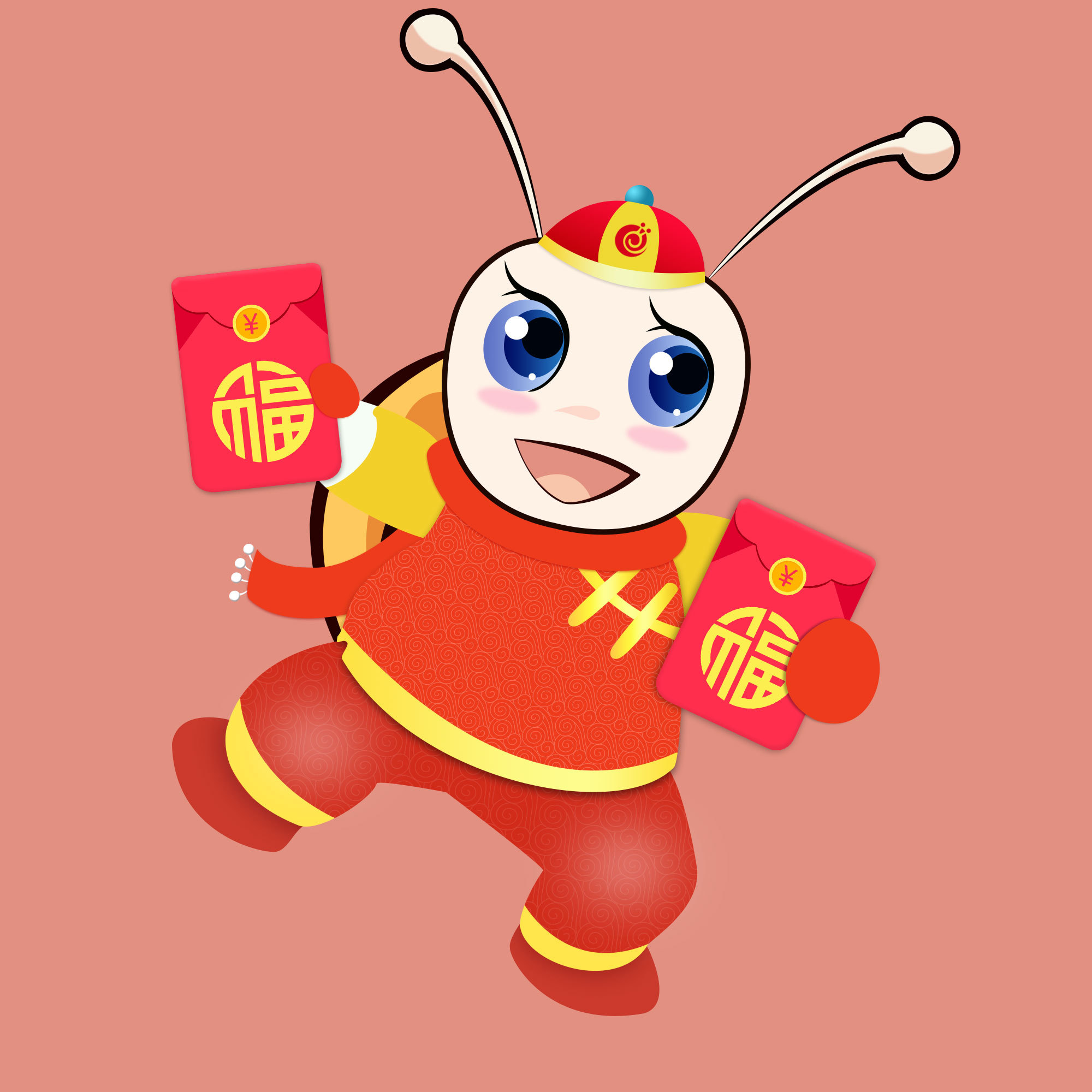 蜗牛-新年吉祥物