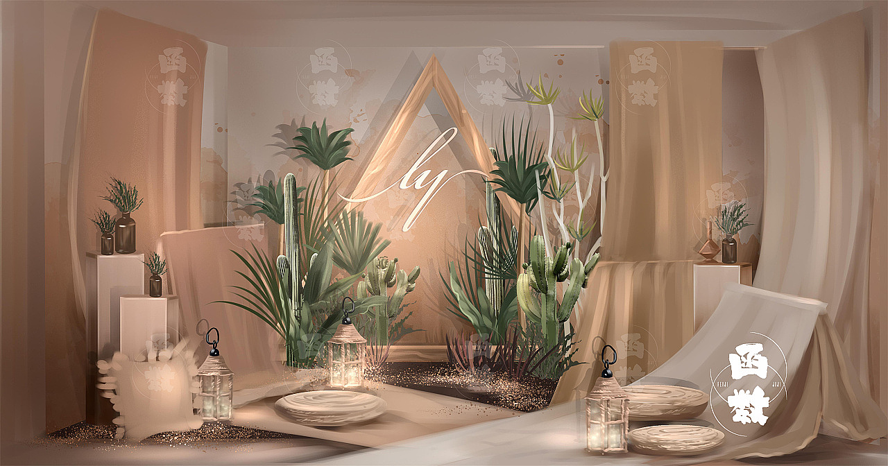 函数 | 《 Love City Oasis》（图ZMTg3NjI2NDAw） - 舞台美术 - 站酷设计师娟妹纸原创素材 - 站酷ZCOOL