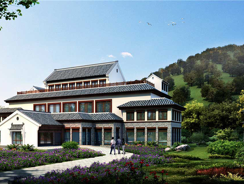 【春博山庄】成都农家乐休闲山庄设计|成都农家乐装修（图ZMTQyNzAwMzQ4） - 家装设计 - 站酷设计师特色农家乐设计原创素材 - 站酷ZCOOL