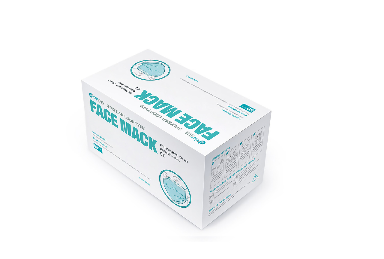 英文口罩包装