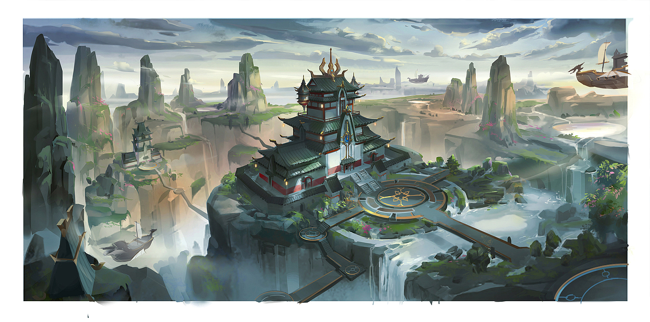 中式建筑练习（图ZOTAxMzcxNDQ=） - 创作习作 - 站酷设计师xu旭原创素材 - 站酷ZCOOL