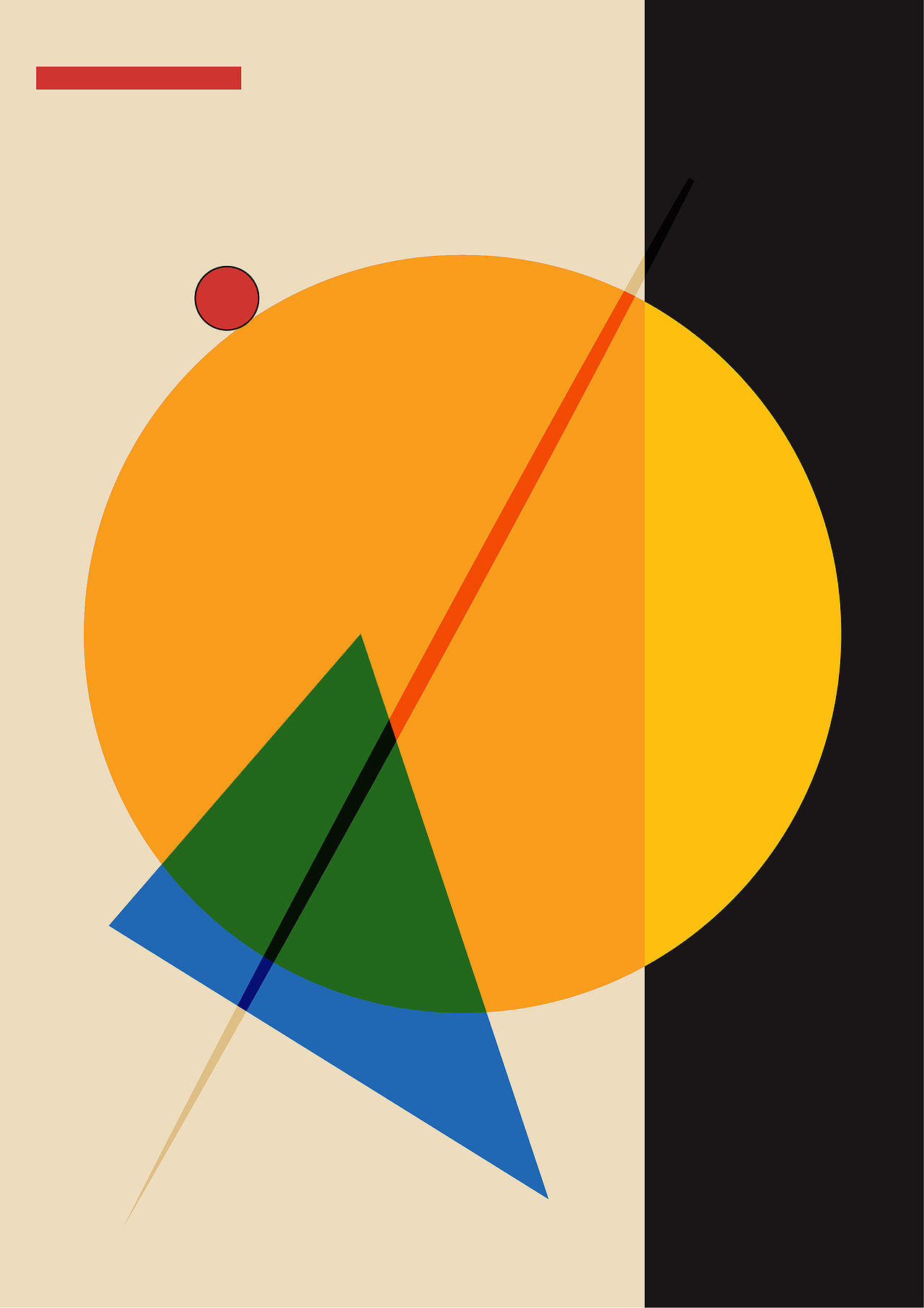 包豪斯风格点线面练习