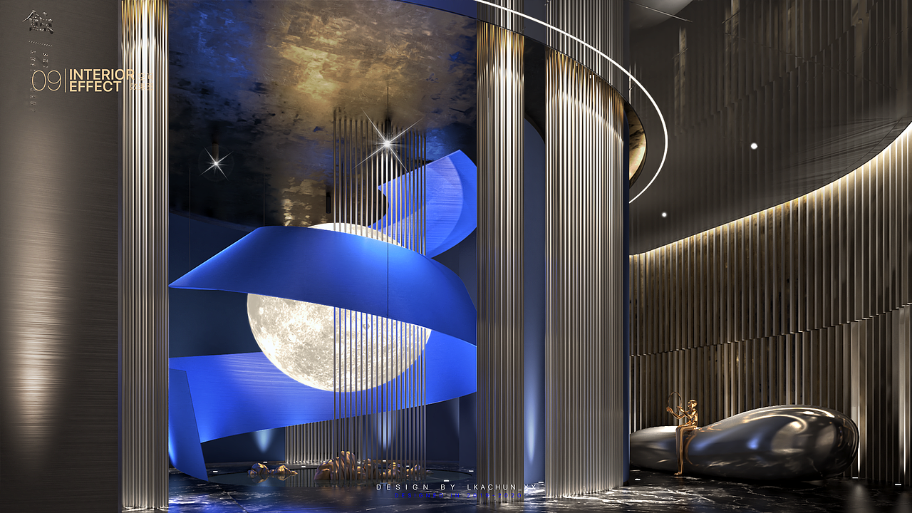 前卫独特的餐厅空间 / 能让人置身于宇宙之中