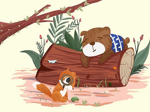 儿童插画故事|春天的小故事