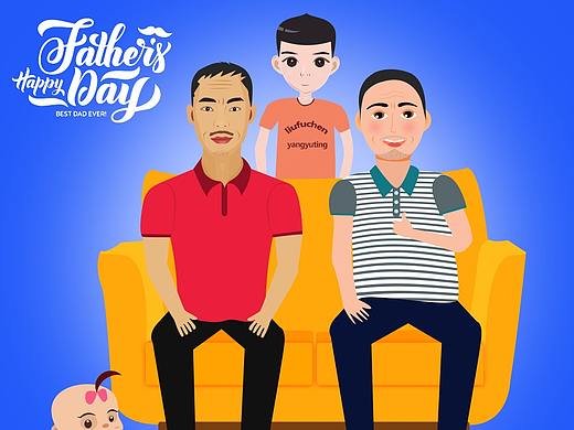 父亲节鼠绘