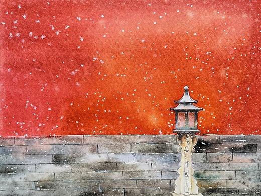 宫灯若隐 红墙深苑│故宫红墙系列│漫舞时光