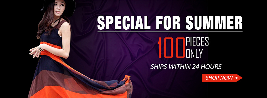 跨境电商banner女装活动海报设计