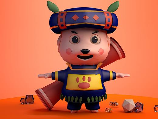 公共區(qū)域品牌ip形象-江華苦茶（個人主頁-ZNTI3NDIyMDA=） - 人物/生物 - 站酷設計師黑丶椒原創(chuàng)素材 - 站酷ZCOOL