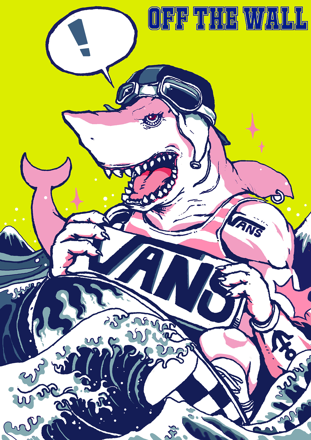 shake#vans艺术家#|插画|涂鸦/潮流|肥猫王子 - 原创作品 - 站酷