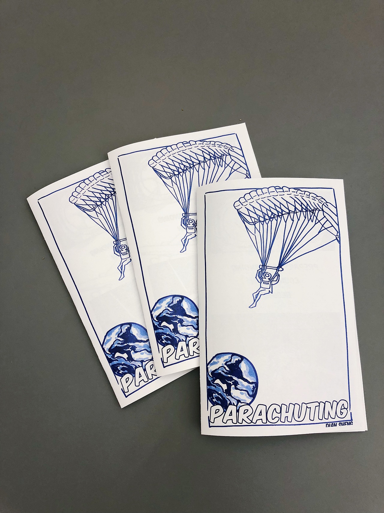 Parachuting 降落（图ZMTE1NTc2ODg0） - 短篇/格漫 - 站酷设计师Dian_Sheng原创素材 - 站酷ZCOOL