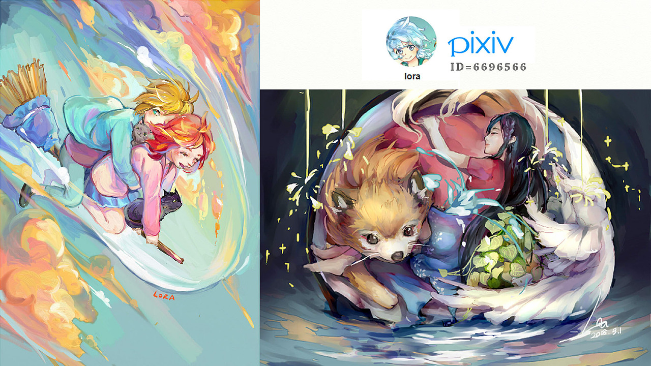 Lora作品集（求职）（图ZMTIxMjUzODQw） - 艺术插画 - 站酷设计师冰蓝圣女果原创素材 - 站酷ZCOOL