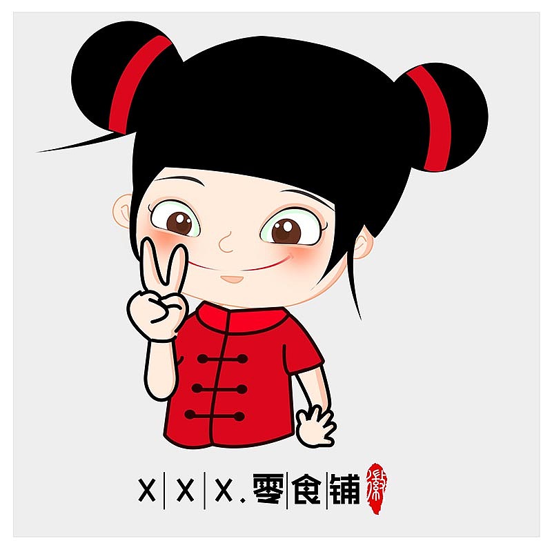 中国娃娃卡通形象