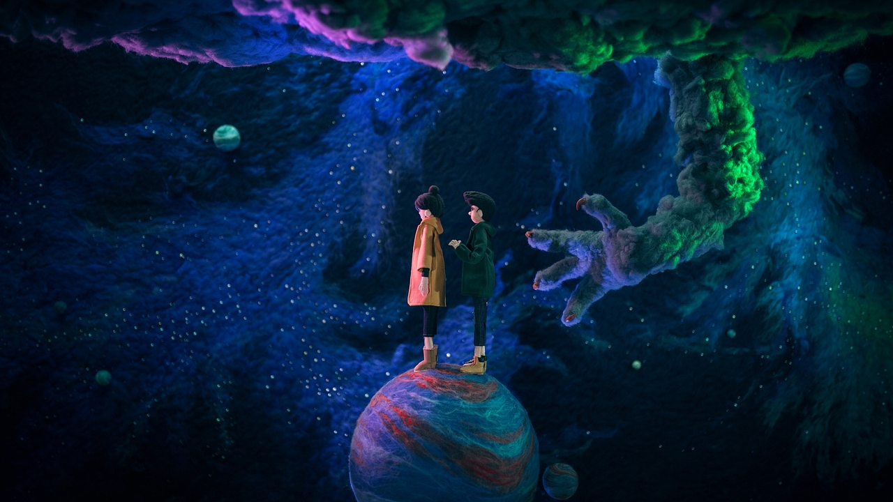 公益定格动画短片《乌云下方的玫红星丘》（图ZMjI5MjkyMzQw） - 动画片 - 站酷设计师麒童工作室原创素材 - 站酷ZCOOL