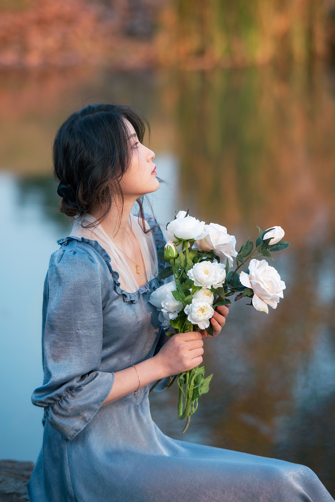 湖畔的下午（图ZMzEwNTAyODY0） - 人像摄影 - 站酷设计师糊涂仙人LEO原创素材 - 站酷ZCOOL