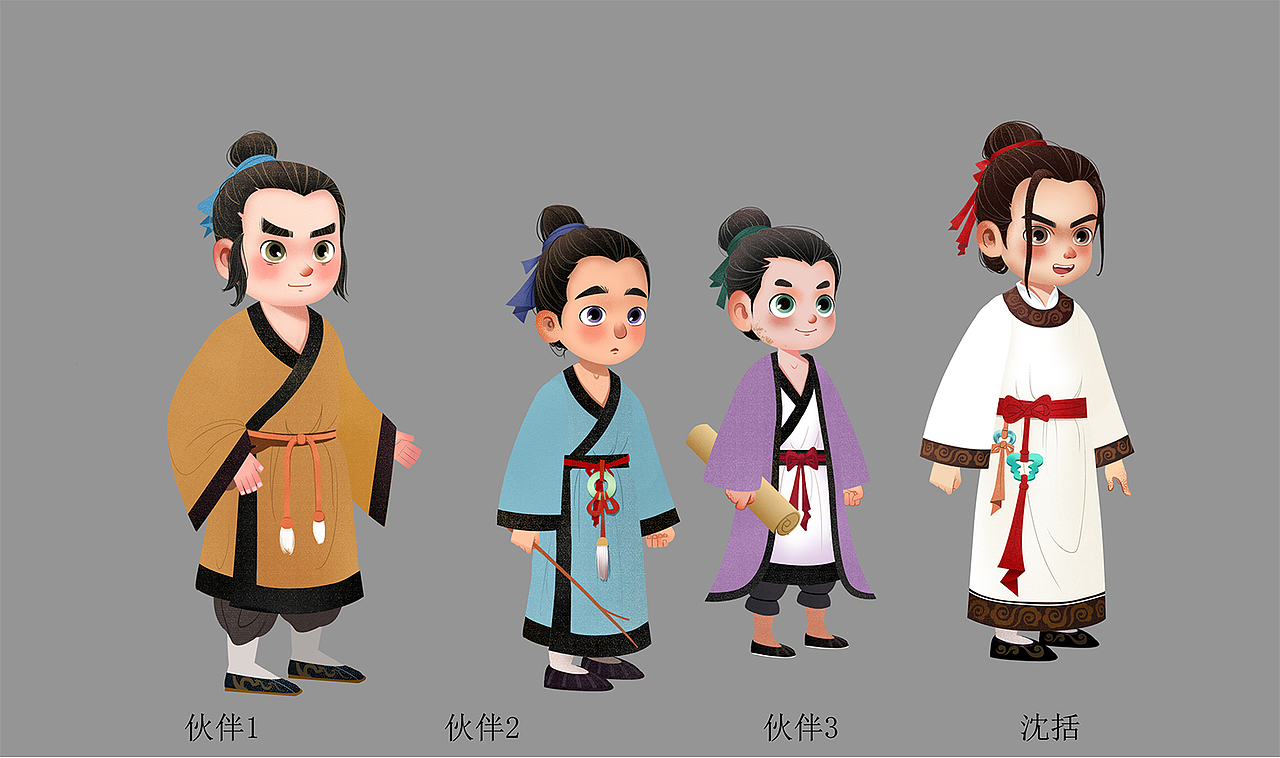 古代人物2（图ZMTk5NTU3MzE2） - 商业插画 - 站酷设计师无尽大大原创素材 - 站酷ZCOOL