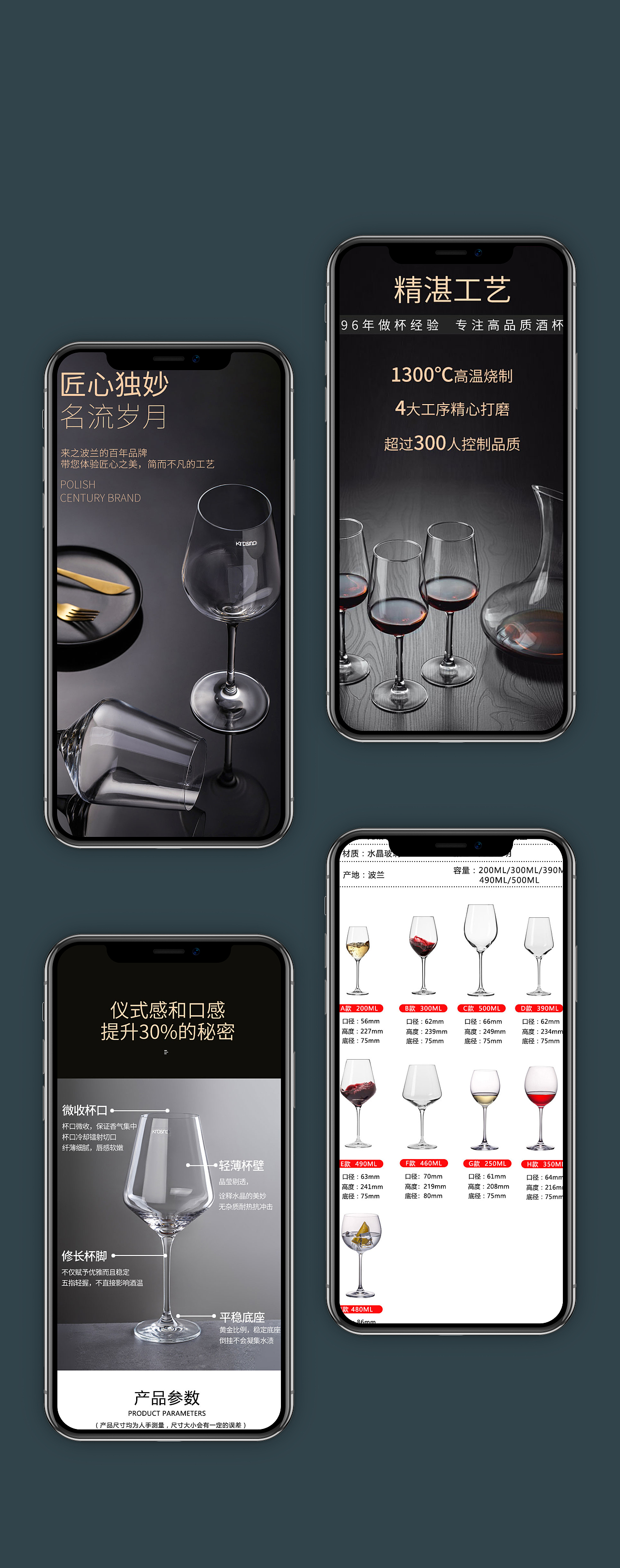 思捷品牌策划-红酒杯详情页设计