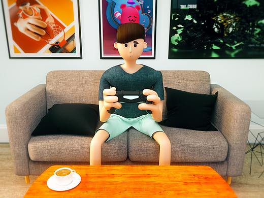 《普通的一天》系列角色场景设计