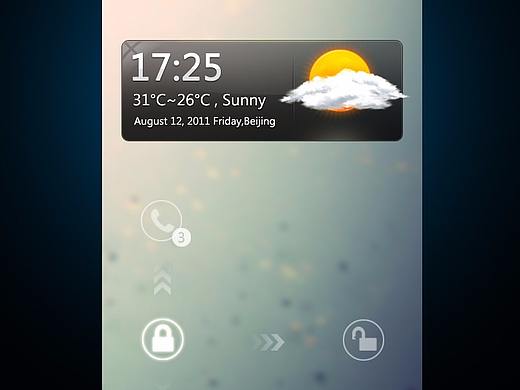 手机界面滑动解锁天气动效设计（个人主页-ZMjQ0NTc3NDQ=） - 动效设计 - 站酷设计师Lingyun666原创素材 - 站酷ZCOOL