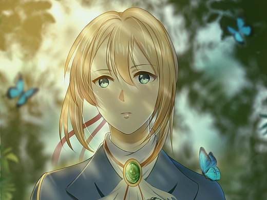 《紫罗兰永恒花园》薇尔莉特同人