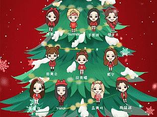 火箭少女 2019圣诞节官方动态海报