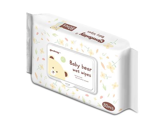 babybear婴儿湿巾包装设计