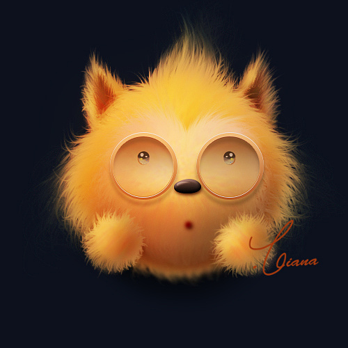 毛茸茸的小东西|插画|创作习作|海大海鱼小鱼 - 原创作品 - 站酷