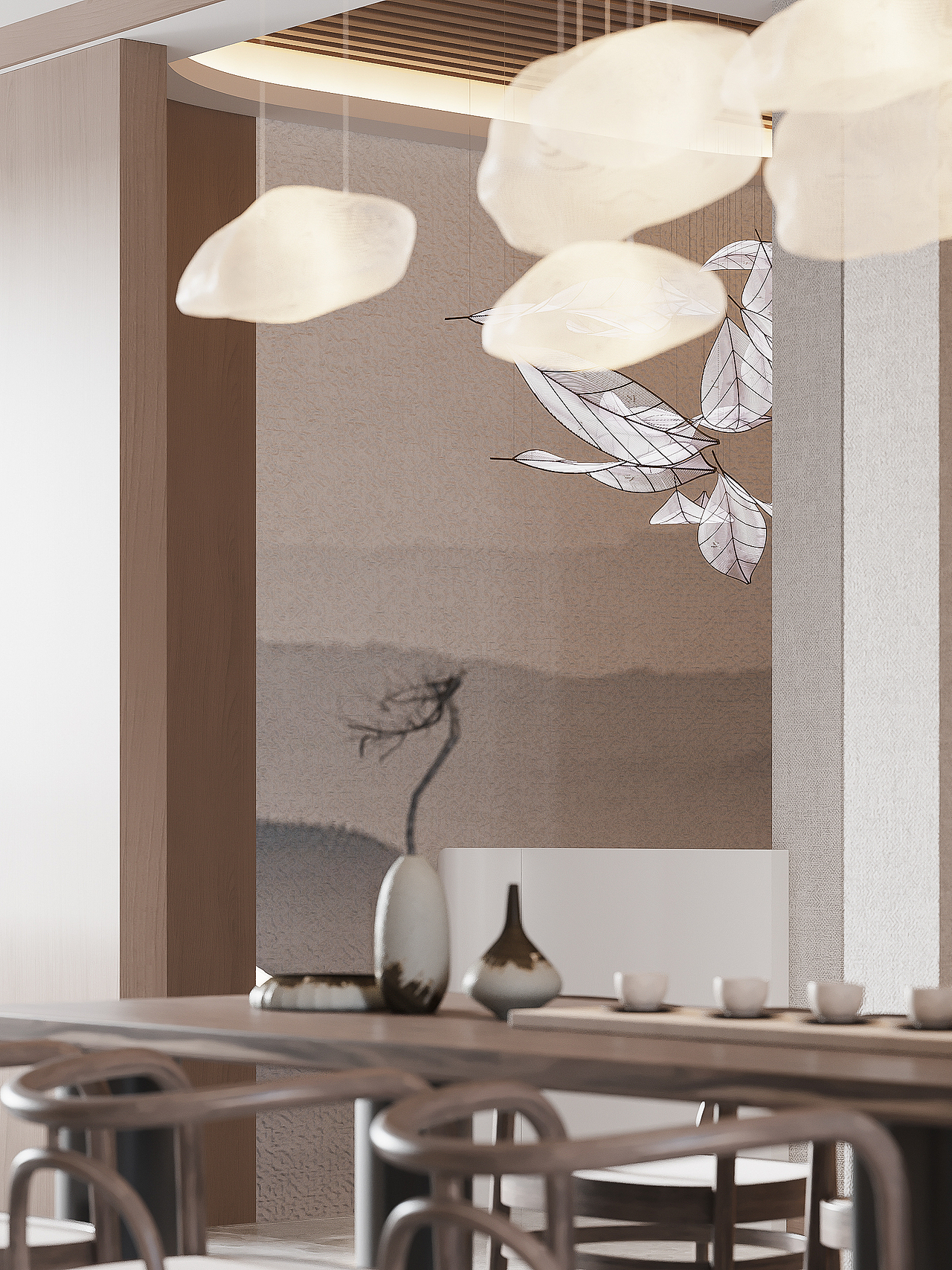 一套新中式风格效果图