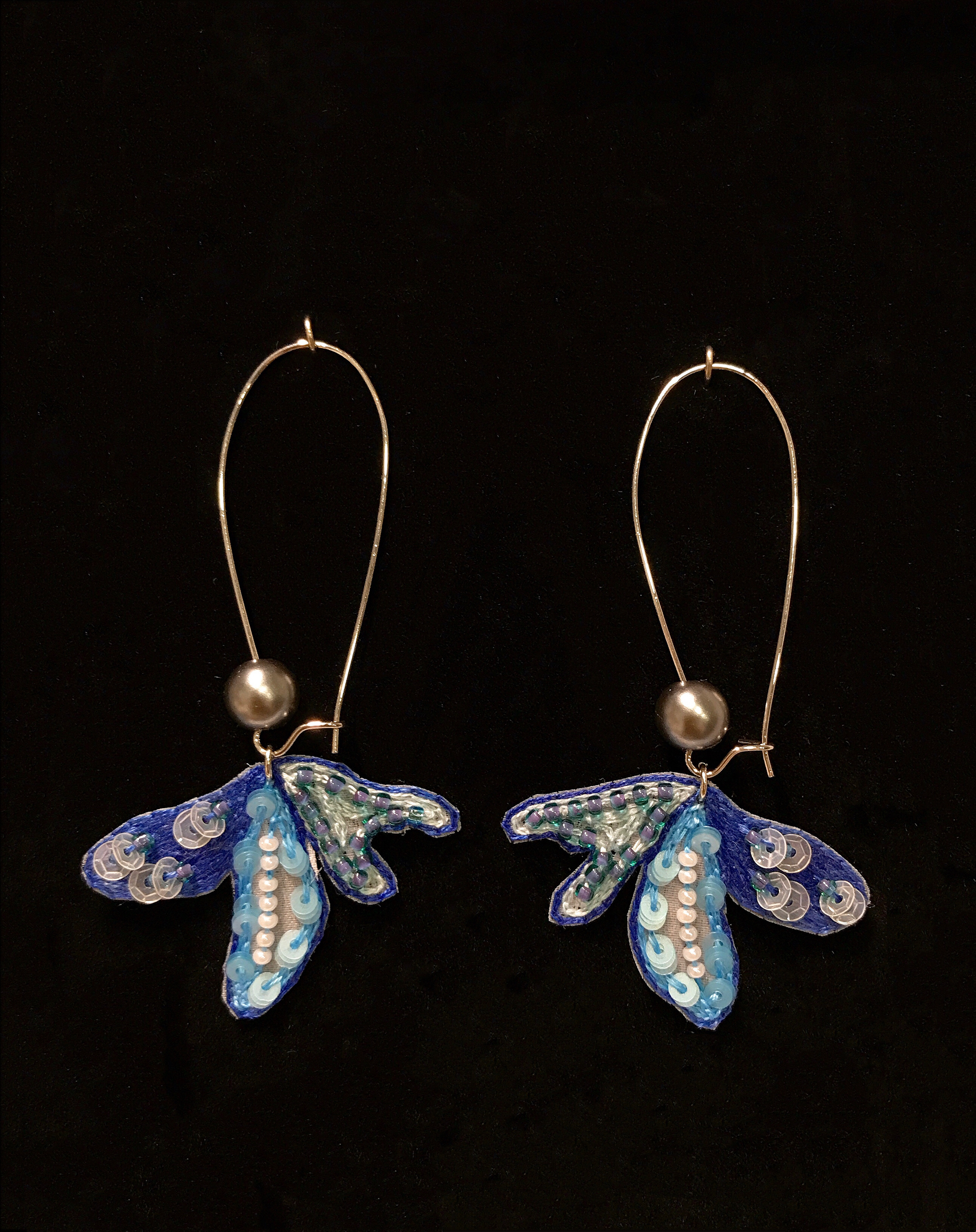 刺绣耳饰-超轻华丽版|手工艺|首饰|刘阿冰 - 原创作品 - 站酷 (zcool)