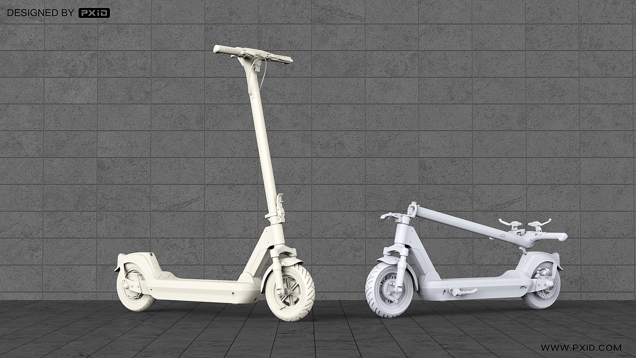 PXID-T2电动滑板车（图ZMjgzOTgwNTQ0） - 交通工具 - 站酷设计师品向设计原创素材 - 站酷ZCOOL