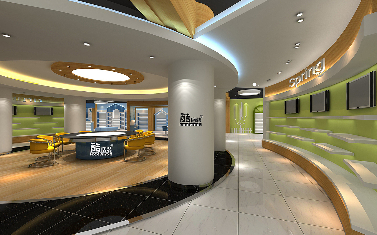 童鞋童装店铺装修设计店面小型童装店面装修风格