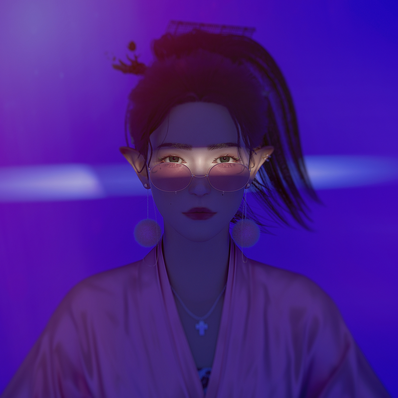 个人超现实虚拟角色数字人全流程（附带面部动捕动画）（图ZMjk2NTQ3ODYw） - 人物/生物 - 站酷设计师大反派猫大人原创素材 - 站酷ZCOOL