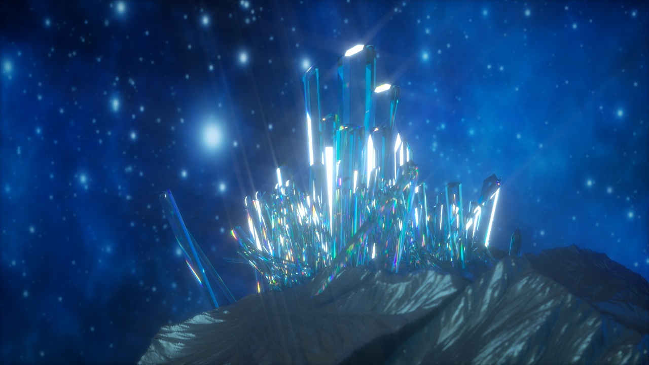 0c 水晶渲染|三维|场景|微林夕 - 原创作品 - 站酷 (zcool)