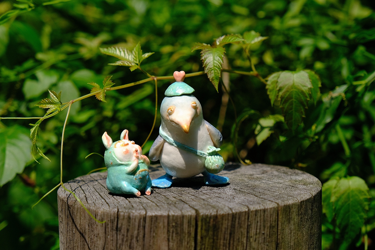 原创手工自制石塑粘土摆件胸针饰品磁贴（图ZMTY1MDk4NzA4） - 其他手工艺 - 站酷设计师土木o木原创素材 - 站酷ZCOOL