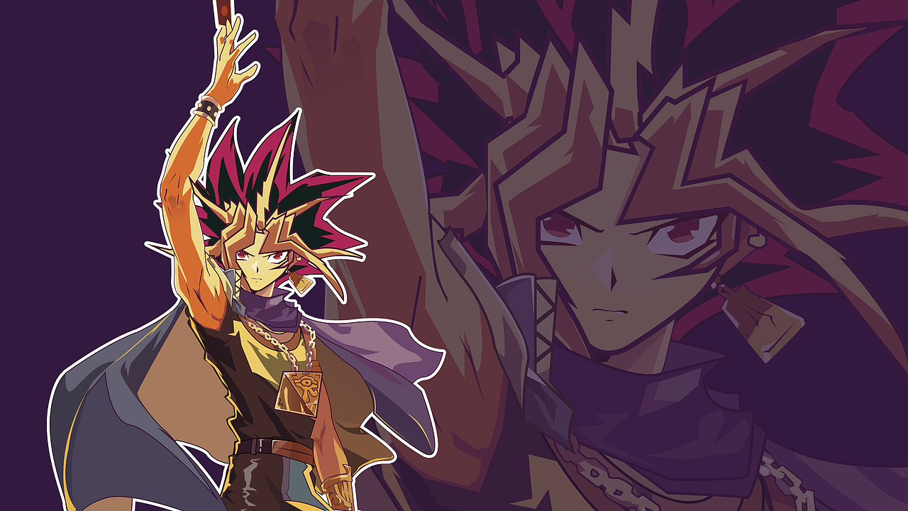 游戏王ai临摹 阿图姆