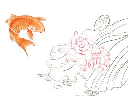 双头并蒂出天然，呈瑞悬知好事连