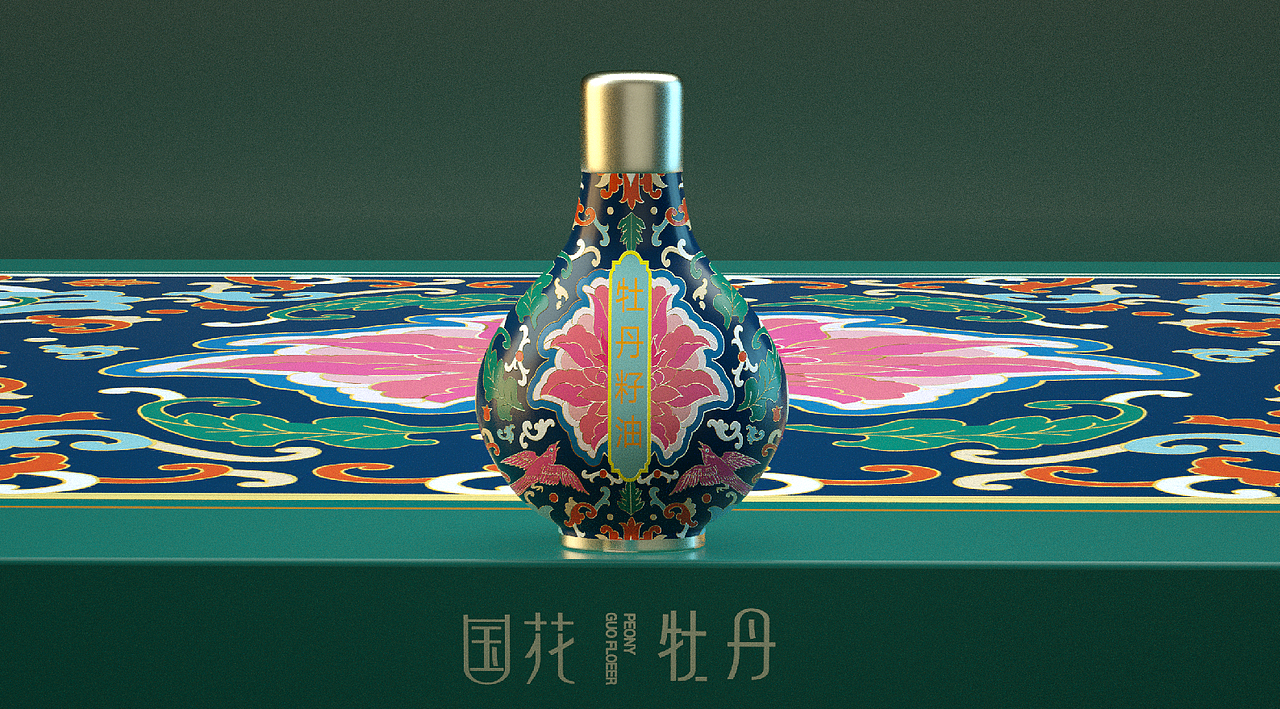牡丹花蕊茶&牡丹精油包装设计|东德设计（图ZMjA3ODcwNDY0） - 包装 - 站酷设计师东德品牌原创素材 - 站酷ZCOOL