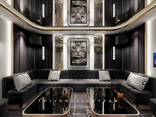 KTV现代包房（个人主页-ZNDk0MTA1NTY=） - 家装设计 - 站酷设计师FL空间设计原创素材 - 站酷ZCOOL