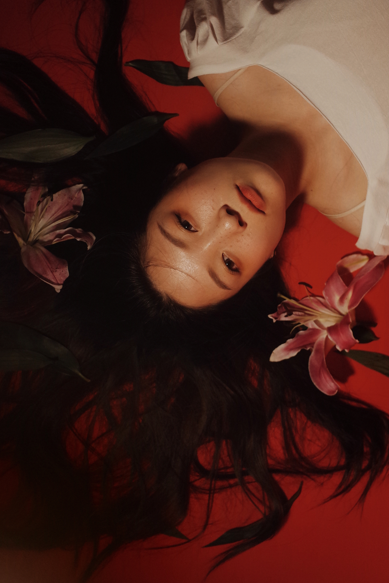 红 百合（图ZMjU3NzMxODM2） - 人像摄影 - 站酷设计师LYSDA原创素材 - 站酷ZCOOL