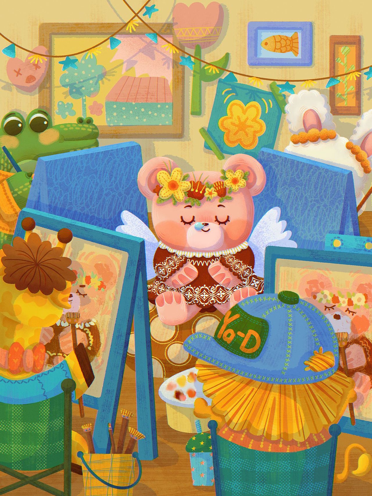 《幼儿A班》✨儿童插画✨儿童绘本✨（图ZMjkzMzM0MTc2） - 儿童插画 - 站酷设计师呀D插画原创素材 - 站酷ZCOOL