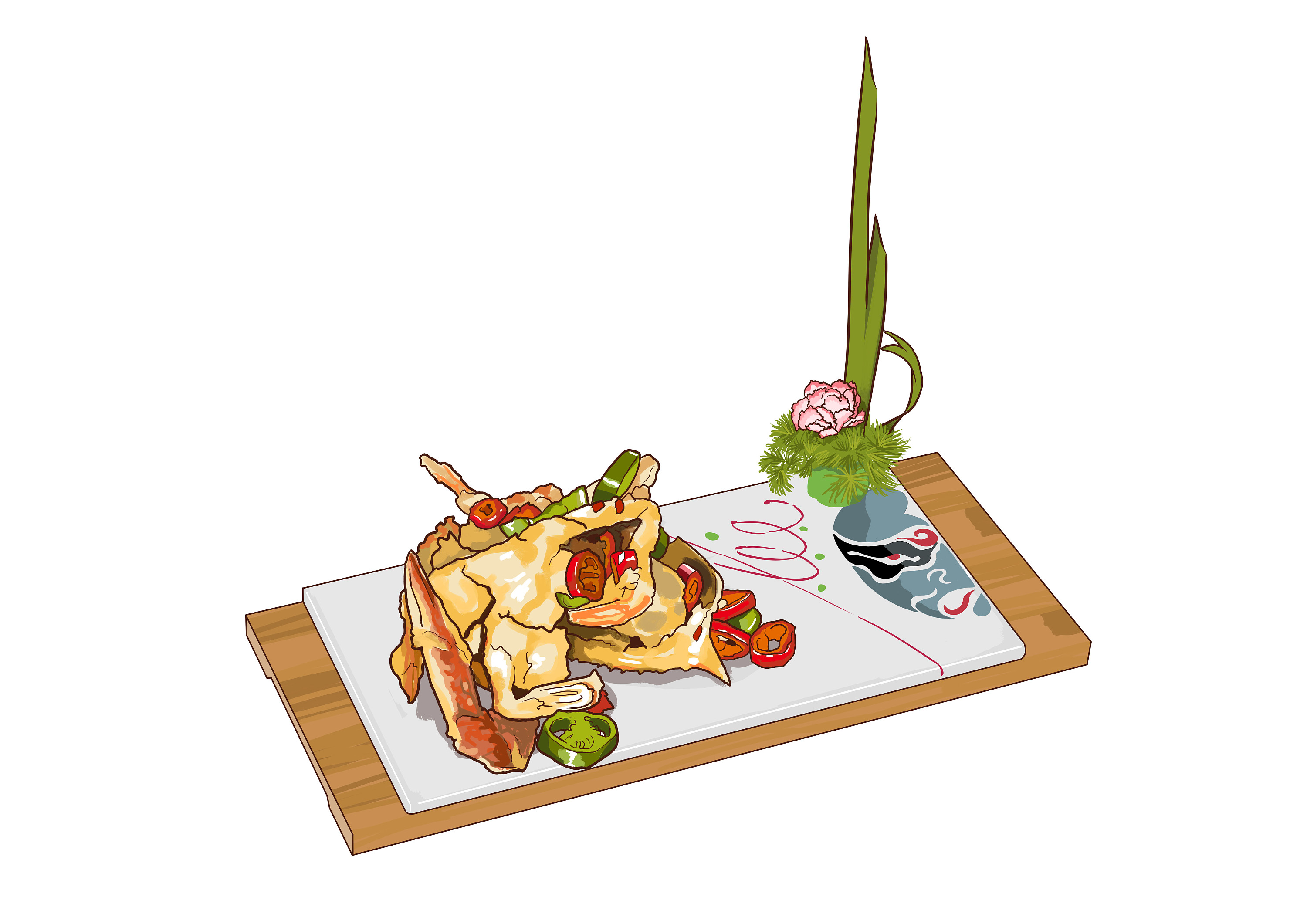 各种美食手绘|插画|商业插画|huangzewei - 原创作品 - 站酷 (zcool)