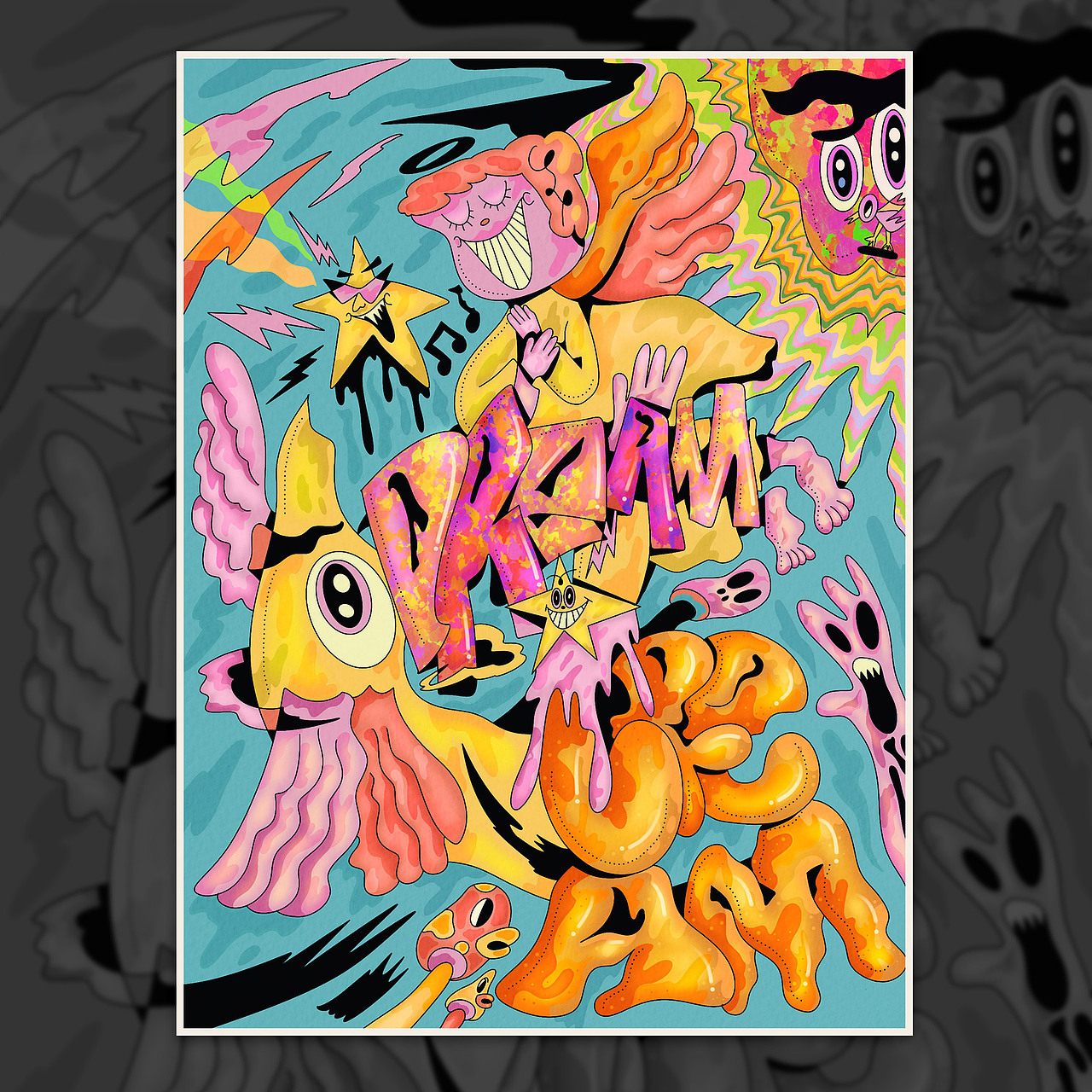 个人风格创作总结（图ZMjQ0MzQ4Mjcy） - 新锐潮流插画 - 站酷设计师昭元蛋白原创素材 - 站酷ZCOOL