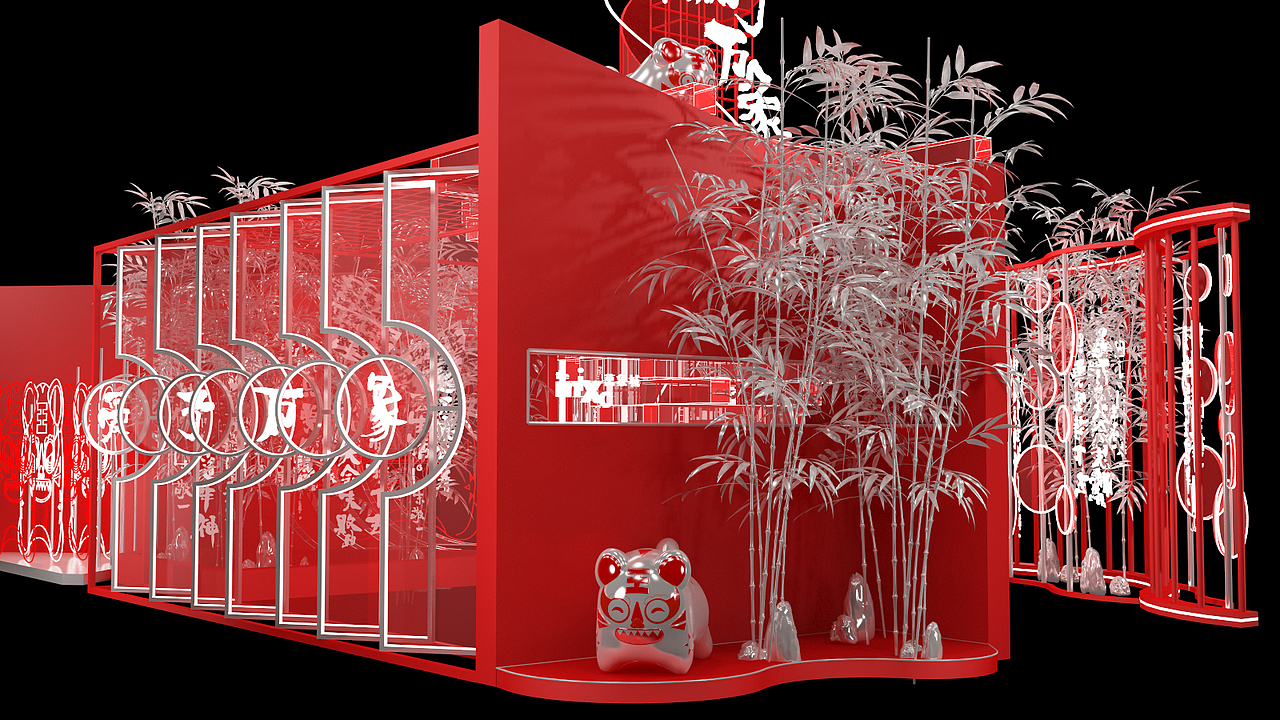 新年美陈（图ZMjc2ODg1OTA4） - 其他三维 - 站酷设计师syLIN0810原创素材 - 站酷ZCOOL