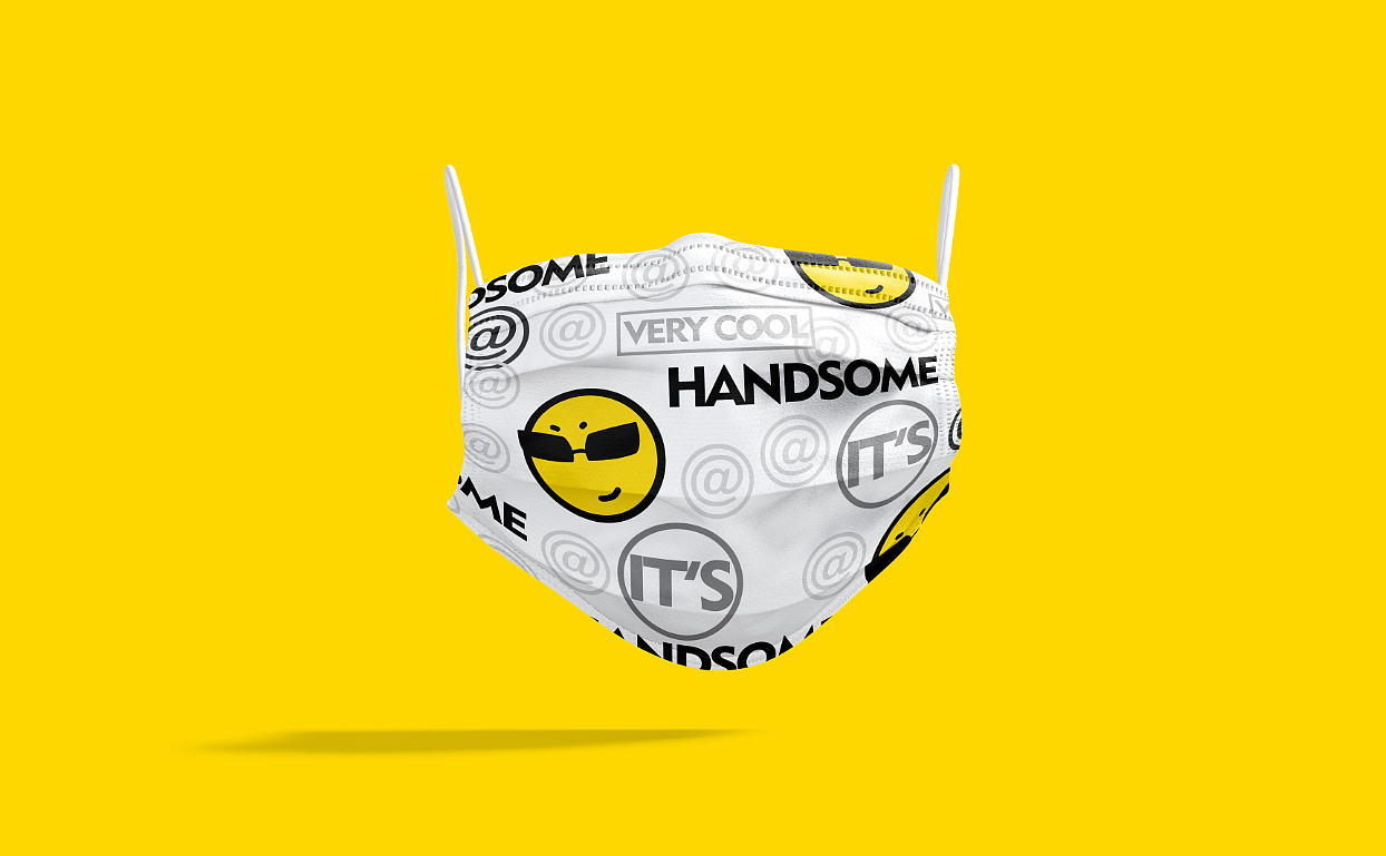 《酷酷的口罩》|插画|商业插画|轩阳 - 原创作品 - 站酷 (zcool)