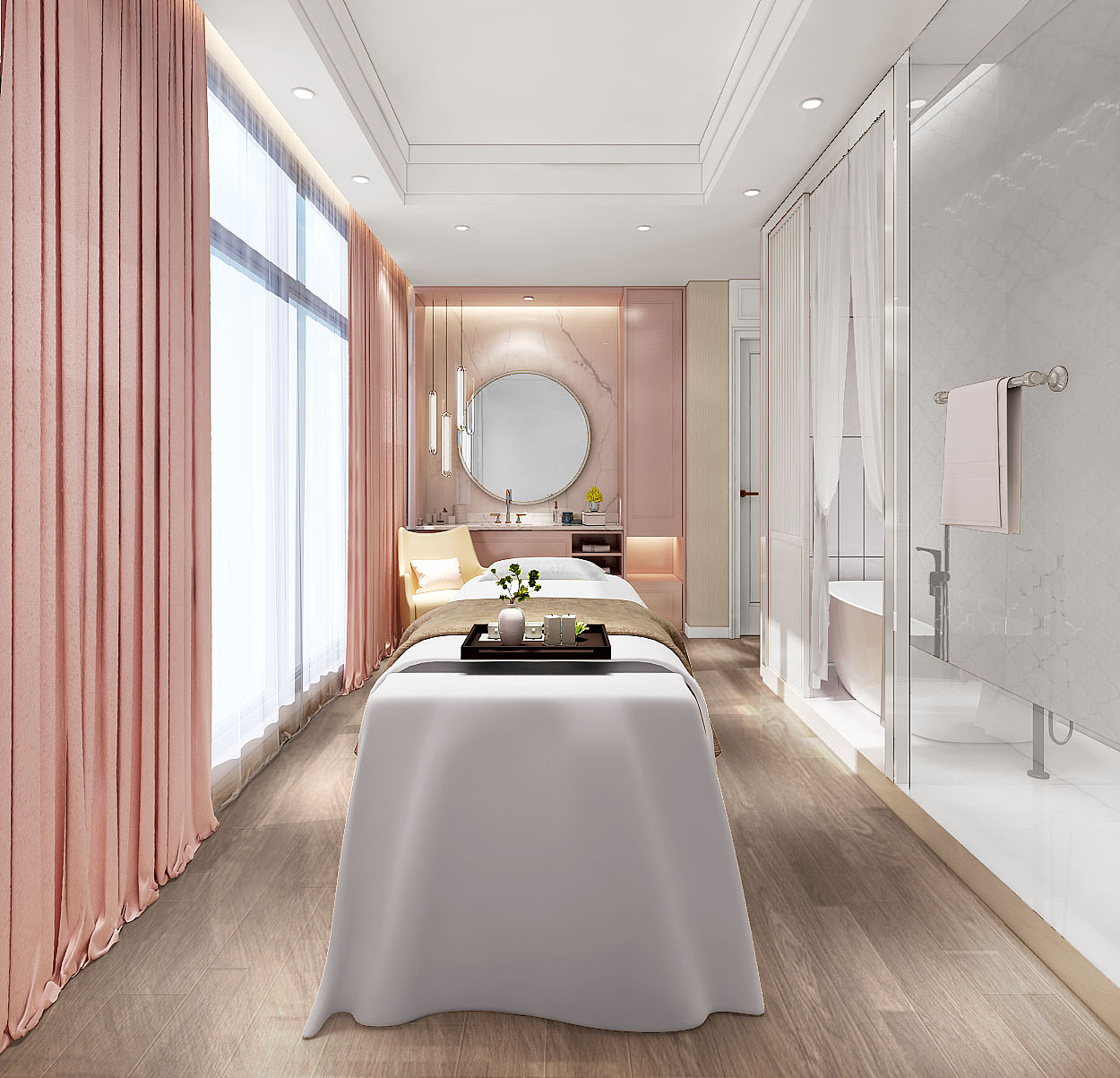 美容院效果展示|空间|家装设计|特格设计_原创作品-站酷zcool